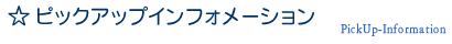 �s�b�N�A�b�v�C���t�H���[�V����