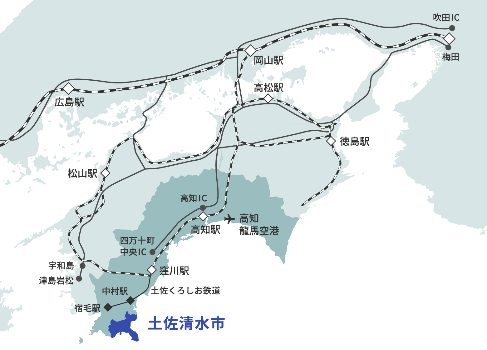 交通アクセス図